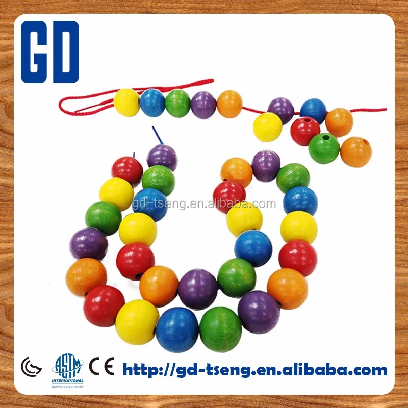 Gd Wholesale,Fun4 Sizes assorted Wooden Beads Mixed /building Block