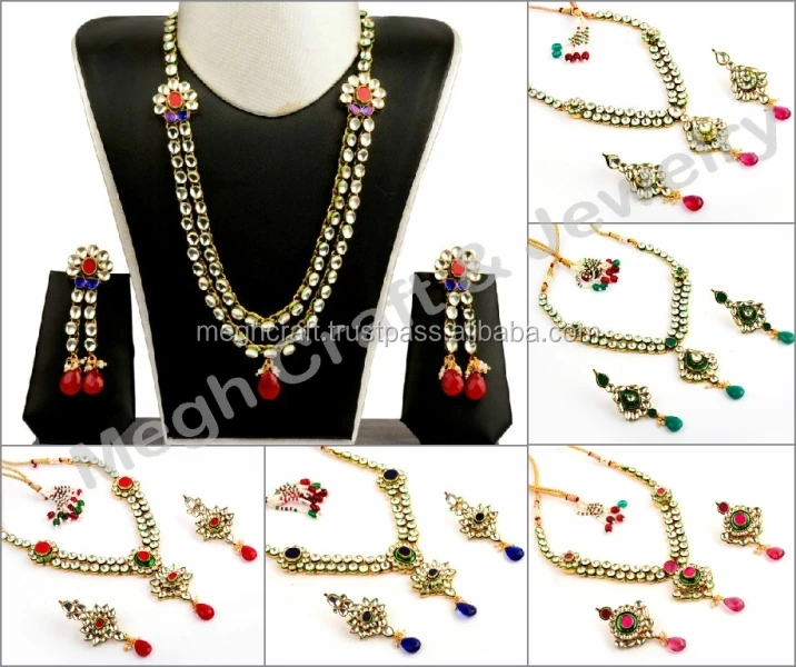 Wholesale Indian Imitation Jewelryindian Rhine Stone Fashion Jewellery
