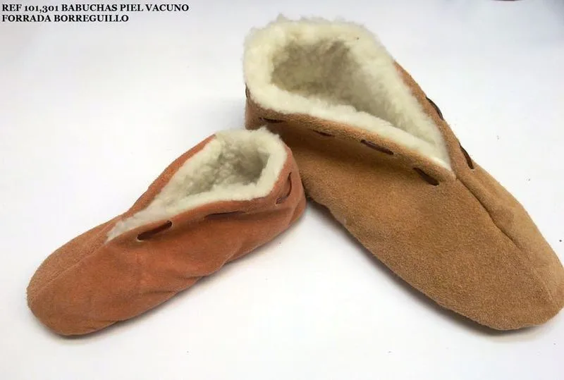 spanish slippers sheepskin