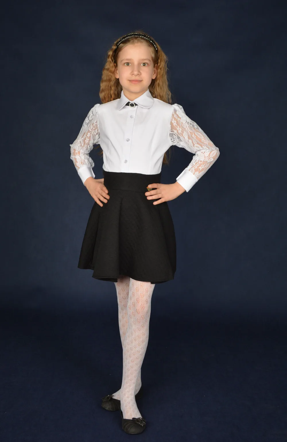 White Victorian Blouse For School Uniform - Buy School Uniform Product ...