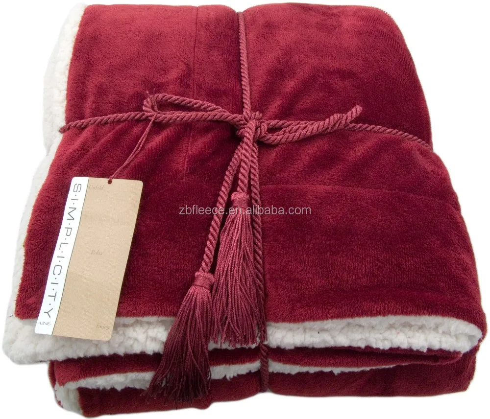Fleece Sherpa Blanket sherpa Lined Throw Blanket ultimate Sherpa Throw