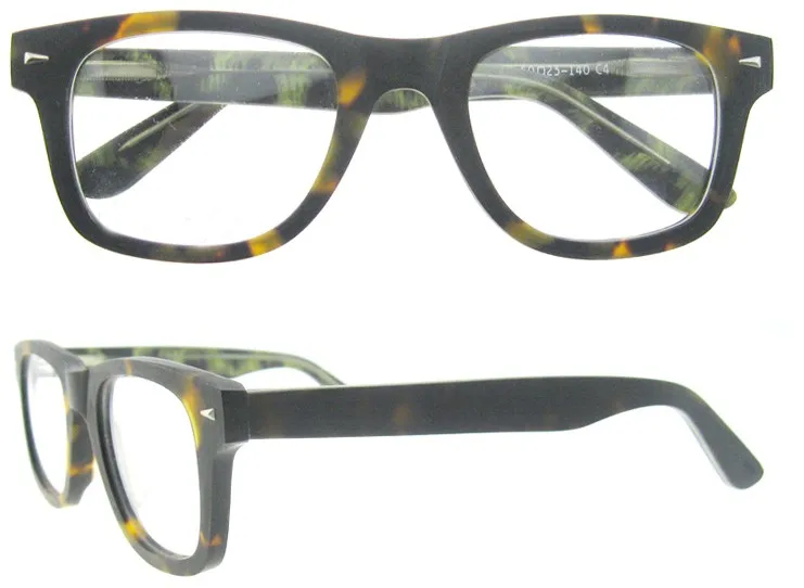 Eyewear Fashion Acetate Optical Frame With Spring Hinge Women Green