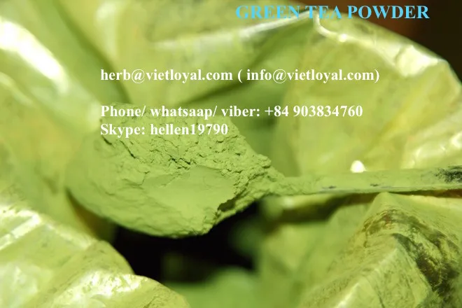 Tea Powder Natural Green Colour Leaves Tea Powder Natural Green Colour