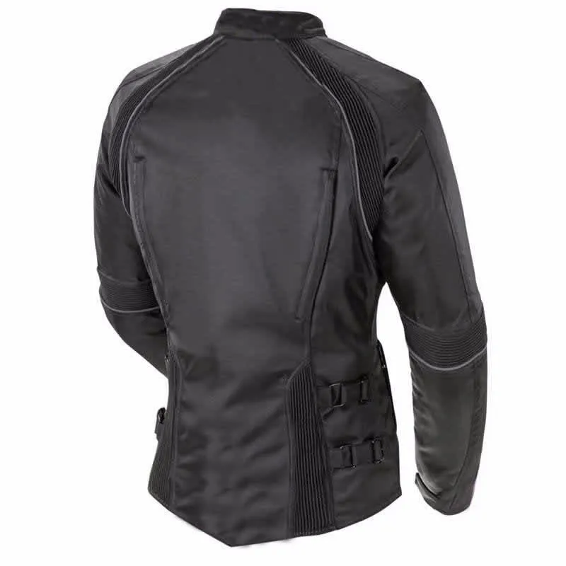 newfacelook Womens Ladies Motorcycle Motorbike Waterproof Protective Jacket