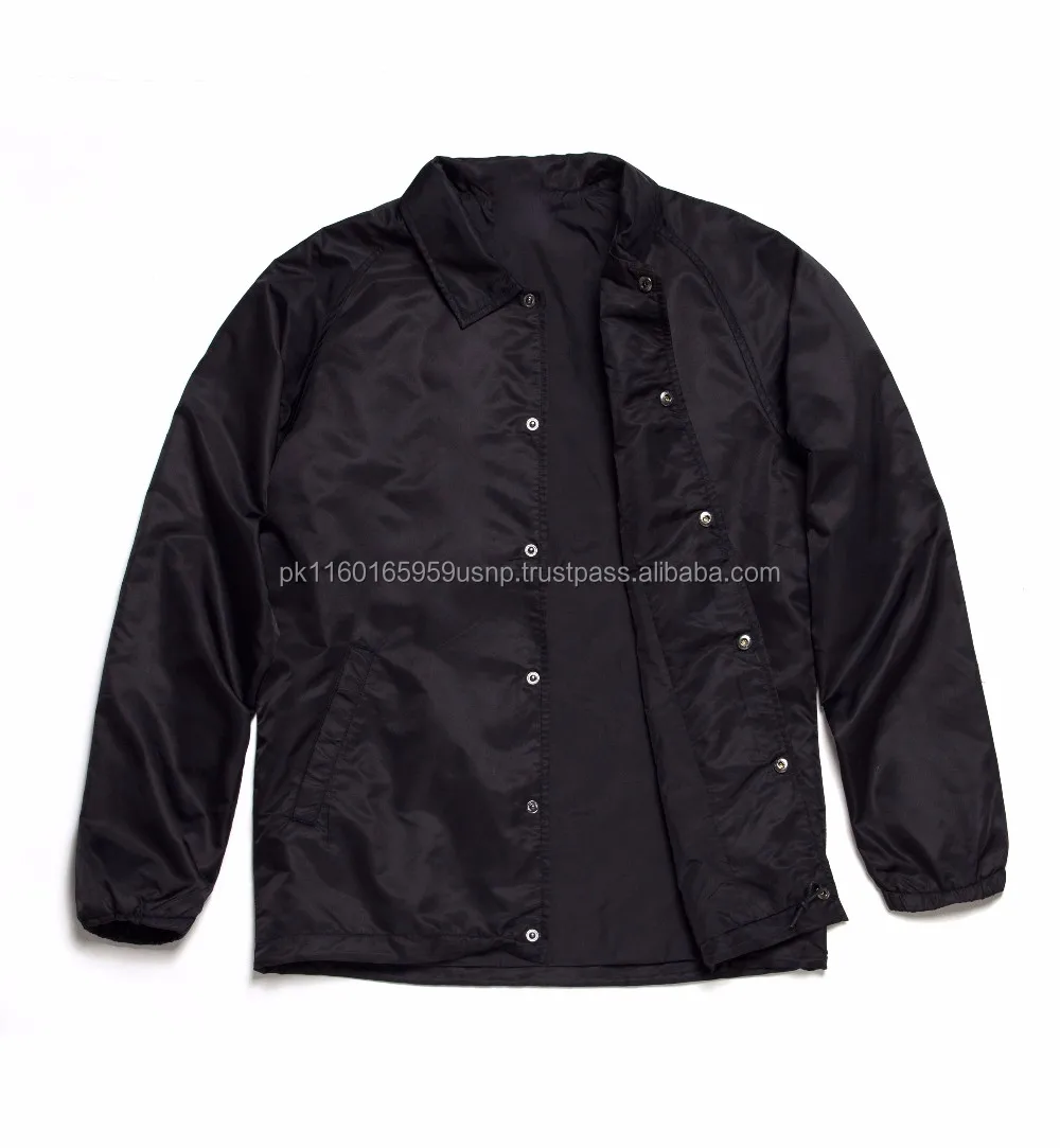 Wholesale Skateboarding White Windbreaker Coaches Jacket/ Different