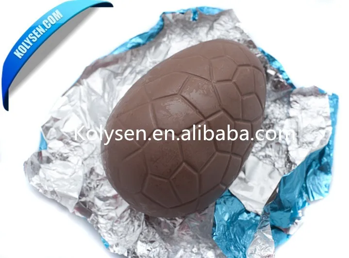 flexo printed aluminum foil football ball chocolate wrapping paper