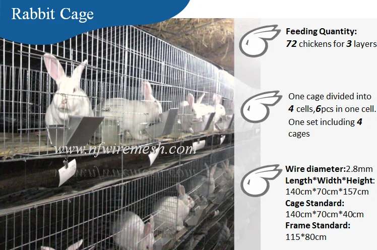 140cm rabbit cage