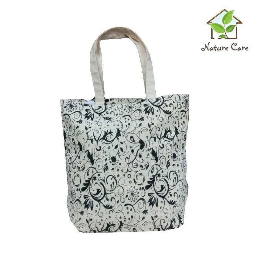 Promotional 100 Recyclable Cotton Canvas Bag For Shopping/cheap