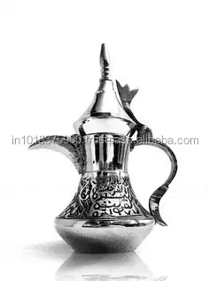 Dollhouse Miniature Tableware Tea Set//Coffee Set Metal Silver 8 PCS DM002C