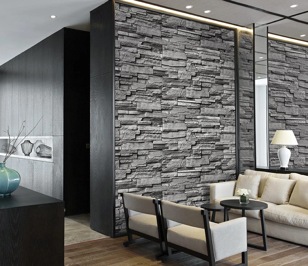 Brick Wallpaper  Vinly Wallpaper  3d  Wall Paper  Korean  