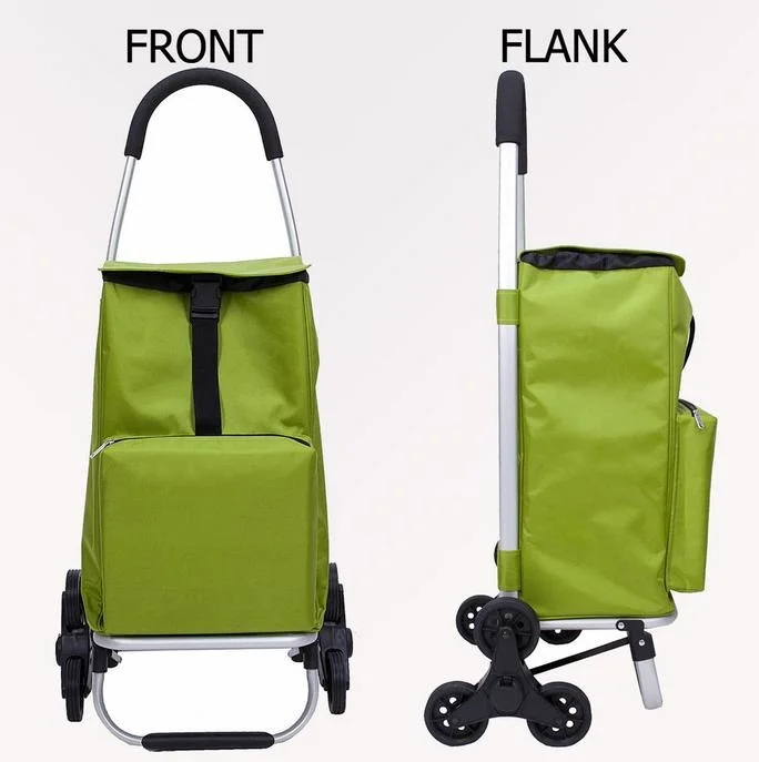 folding wheeled shopping trolley bag
