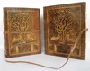 Tree of life leather journal tan color embossed notebook indian gift diary