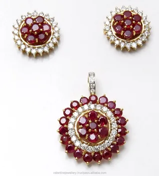 Fl Ruby Diamond In Concentric Halo Pendant Set Design For Fl Ruby Diamond In Concentric Halo Pendant Set Design For Occasions