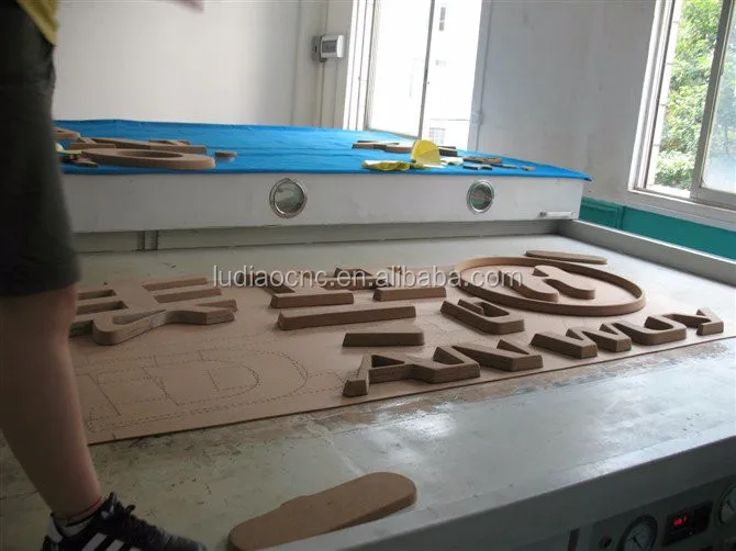 Abs Plastic Vacuum Forming Machine Advertising Sign Letter Vacuum