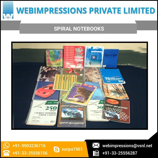 
A4 Spiral Notebooks Available at Wholesale Price 