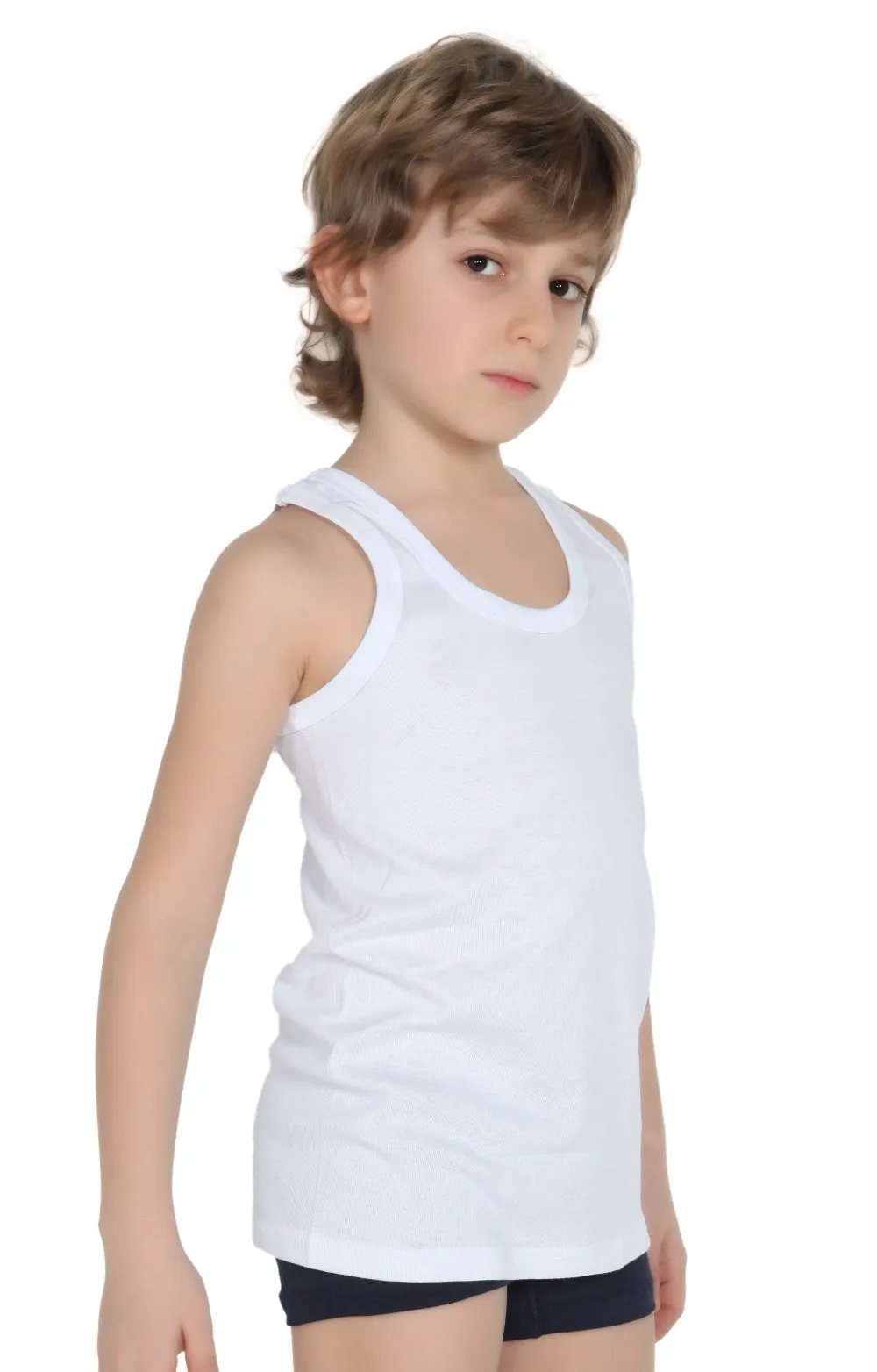Miorre Oem Children Kid's Boy Comfortable %100 Cotton Tank Top - Buy
