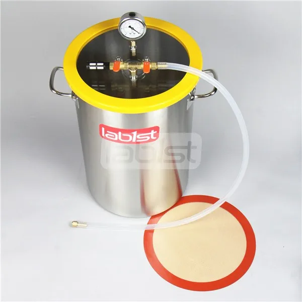 Vc30s45,8.4 Gallon Vacuum Chamber Pot For Silicone Resin Extracts Epoxy