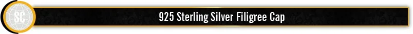 925 Sterling Silver Filigree Cap Title.jpg