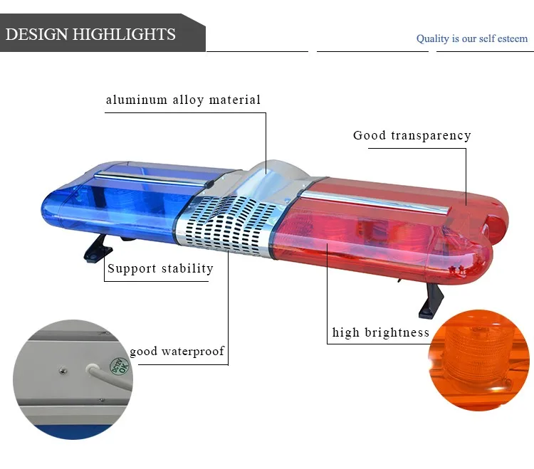 led siren lights ambulance blinker led light bar emergency vehicle