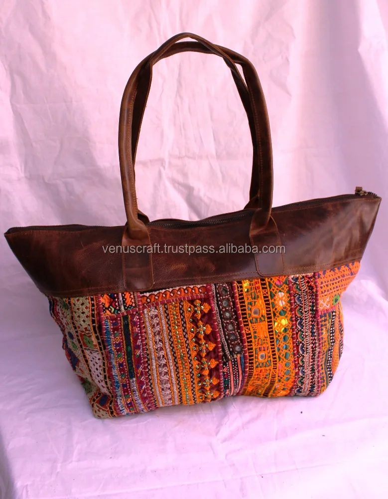 rajasthani mirror work bags