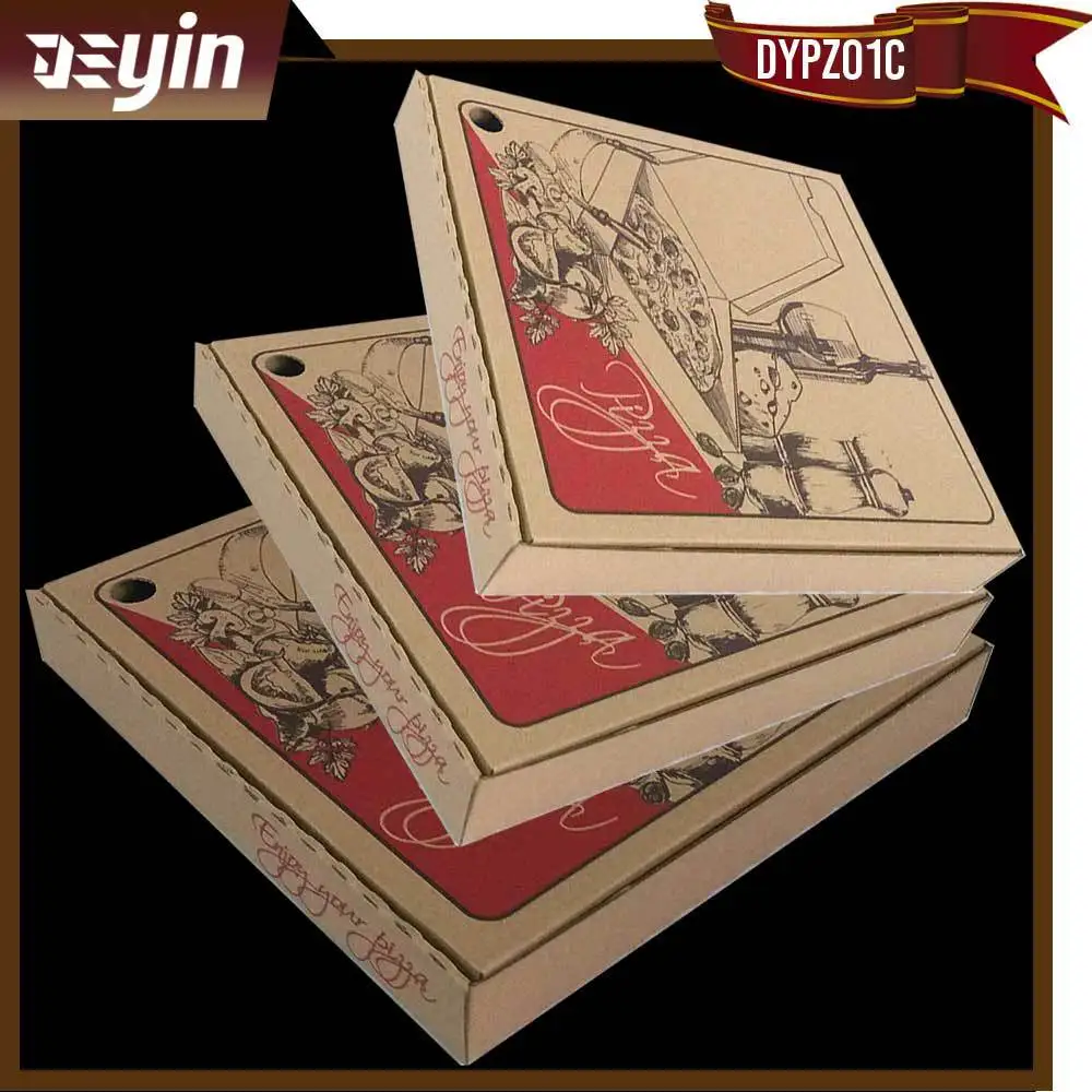 2017 Cheap Price Corrugated Pizza Boxes,Rectangular Pizza Box With