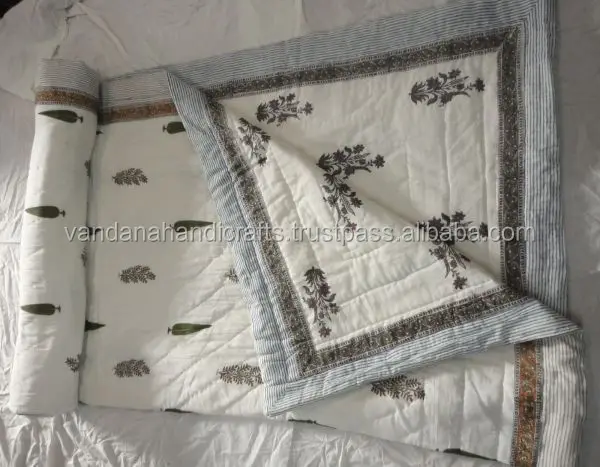 silkroude Elephant Hand Block Print Quilt Jaipuri Quilt Kantha Quilts Winter Jaipuri Rajai queen Size silkroude Elephant Hand Block Print Quilt Jaipuri Quilt Kantha Quilts Winter Jaipuri Rajai queen Size