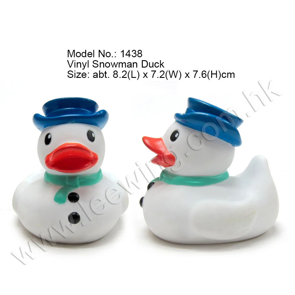 snowman rubber duck