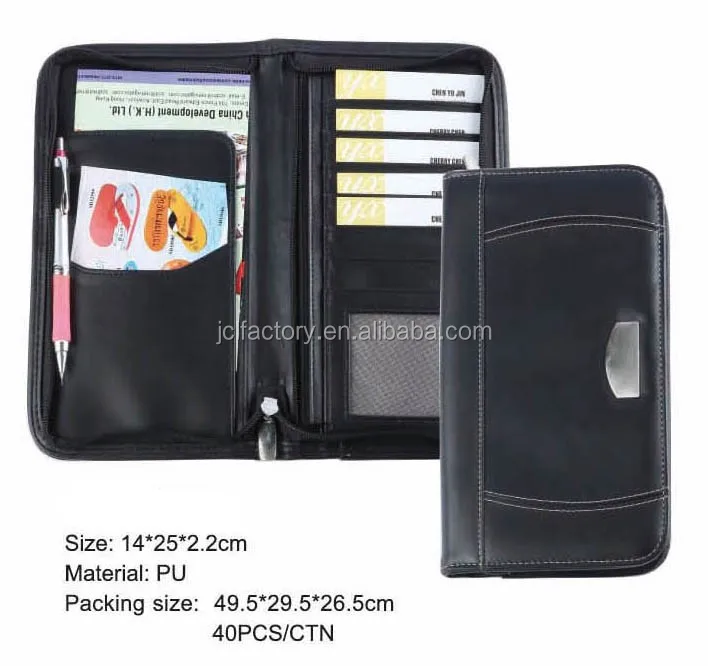 Travel Leather Document Folder For Holding Tickets Cards Buy Leather