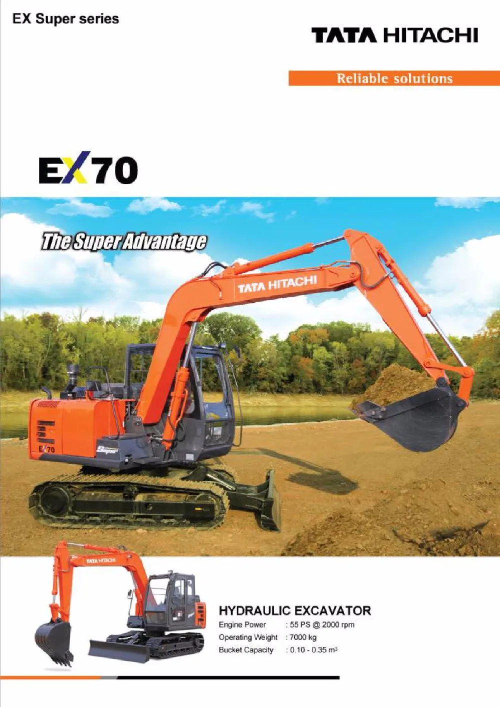 Tata HItachi EX70 Super