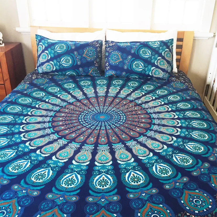 Hippie Indian Duvet Covers Whole Mandala Quilt Doona Hippie Indian Duvet Covers Whole Mandala Quilt Doona With Matching Pillowcases