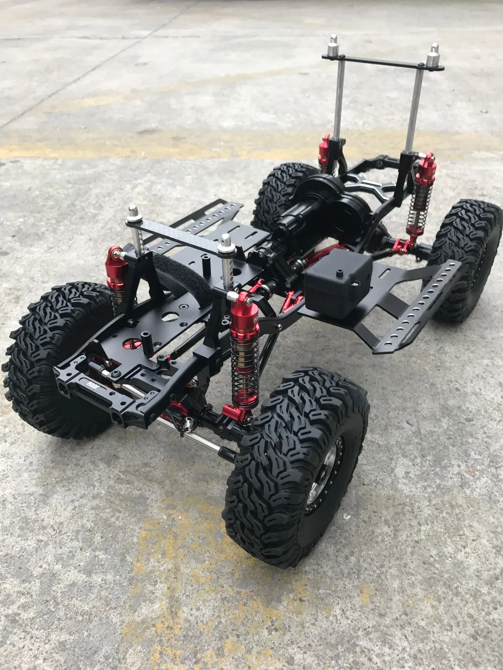 Kyx 1/10th Scale Cnc Aluminum Axial Scx10 Ii Chassis Rock