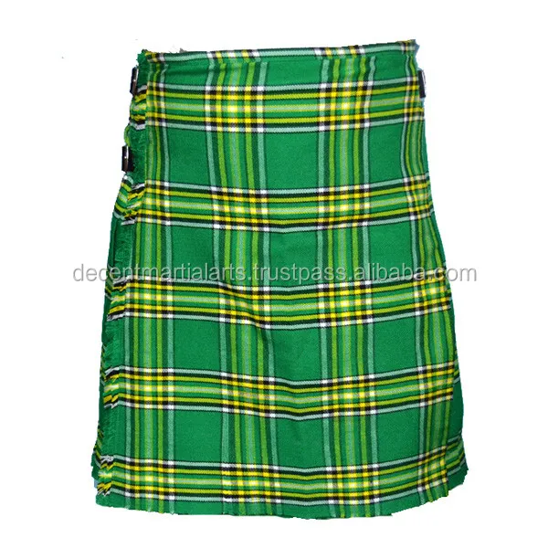 Wholesale Irish National Tartan Clan Kilt 5 Yards And 8 Yards Buy