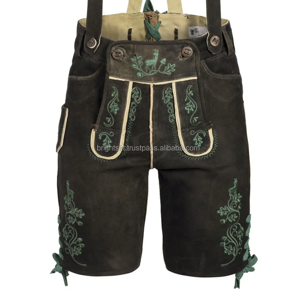 German Bavarian Lederhosen Authentic Shorts Lederhosen Oktoberfest