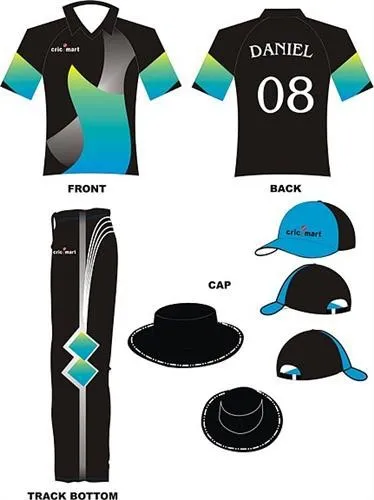 Custom Made Team Logo And Name Cricket Jersey Sublimation Cricket