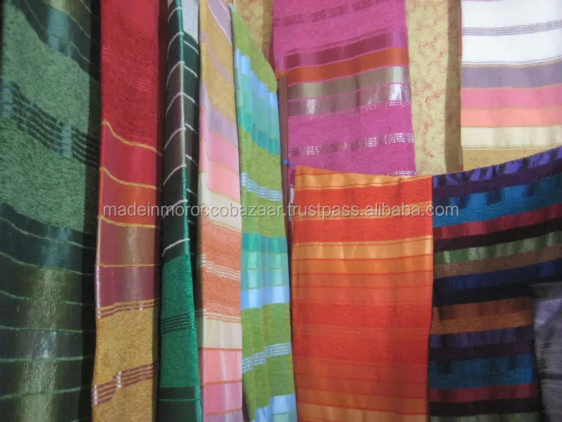 Best Moroccan Hand Woven Cotton And Silk Sofa Throw Covers ...