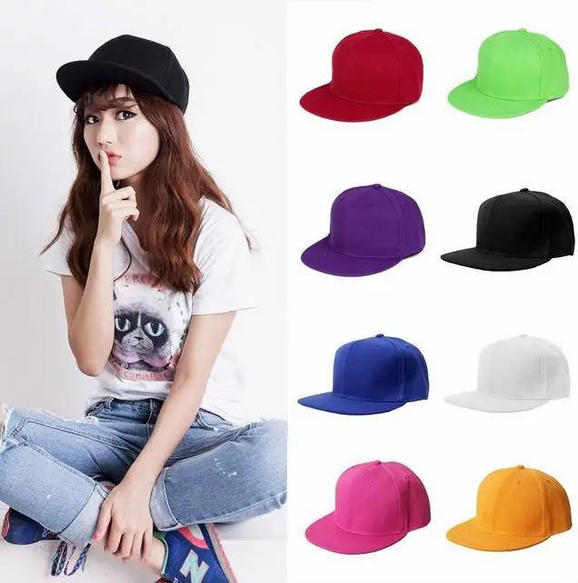 plain flat peak caps wholesale