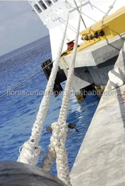 Εργοστασιακή προμήθεια πλοίου 8 κλώνων χρησιμοποιημένο σχοινί πλωτό σχοινί πολυπροπυλενίου 72 mm