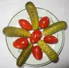Best quality Vietnam assortment of pickled tomatoes & baby cucumbers in glass jar