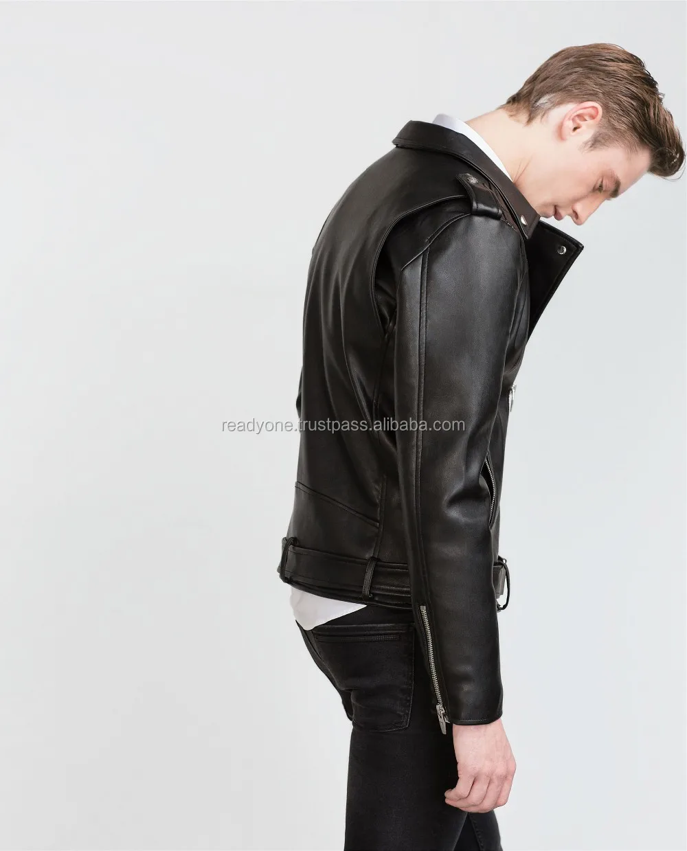 Service Pakistani Factory Custom Faux Leather Leather Motorbike Jacket