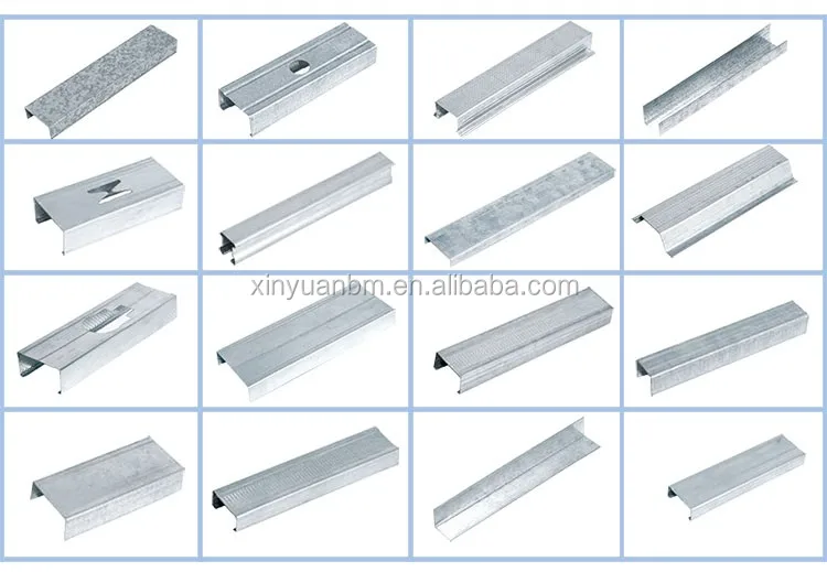 Gypsum Galvanized Steel High Hat Furring Channel 