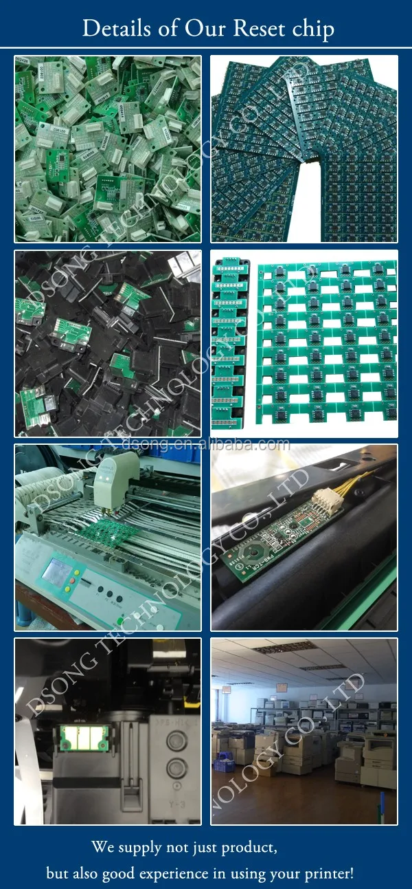5 x Toner Reset Chips for Ricoh Aficio CL4000dn  SP C410dn C411dn C420dn