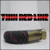 Thin Red Line Paracord Bullet Casing Bracelet