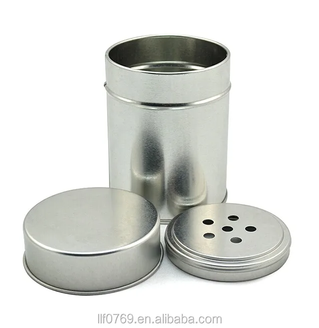 small metal spice tins