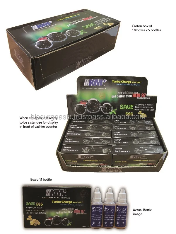 Fuel Saver. Liquid Fuel Saver. Km+ Advanced Fuel Additives. More Power