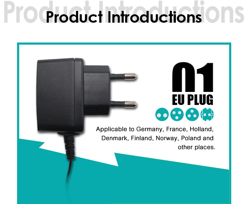 Hs Code Charger Ac Dc Adapter Us/au/uk/eu World Travel Plug New With Dc