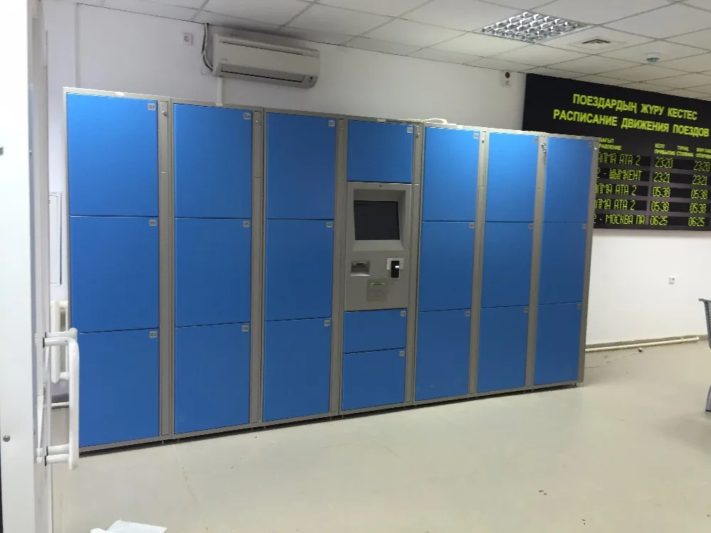 Casillero De Almacenamiento Electrónico Para Playa Con Aceptador De