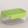 Latest domestic creative design, design more original product plastic food storage container Sina Food Container-L1193 green