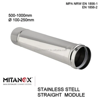 Stainless Steel 304 316l Chimney Flue Pipe Tube Pellet Stove Pipe