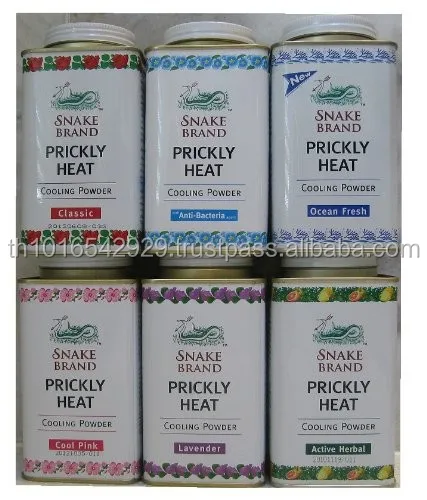 Snake Brand Prickly Heat Cooling Powder 150g,6 pack (classic,Anti bacteria,Ocean Fresh,Active Herbal,Lavender,Cool Pink) Buy Baby Powder Brands Snake Brand Prickly Heat Cooling Powder 150g,6 pack (classic,Anti bacteria,Ocean Fresh,Active Herbal,Lavender,Cool Pink) Buy Baby Powder Brands
