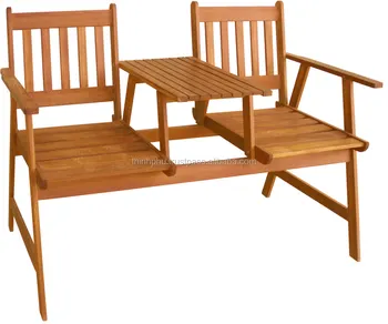 Top Grade Wood Bench With Table Wood Jack And Jill Wooden
